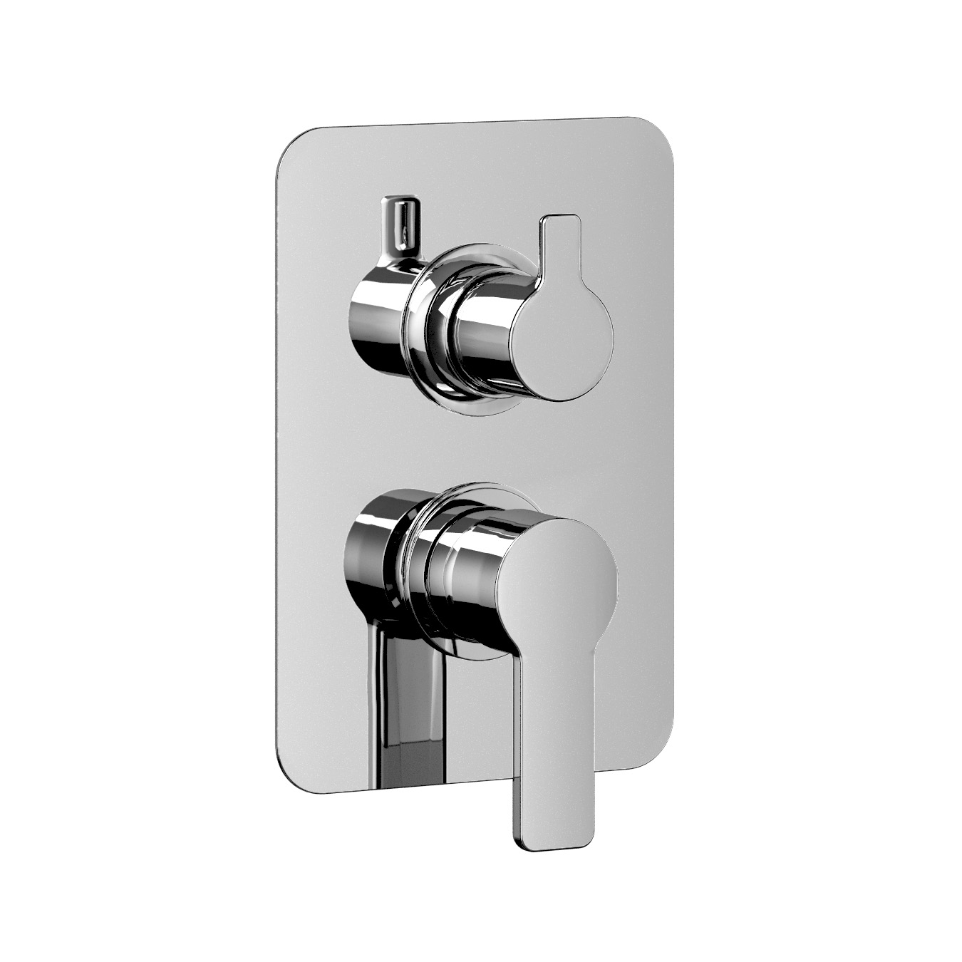 Softcube concealed single-lever mixer