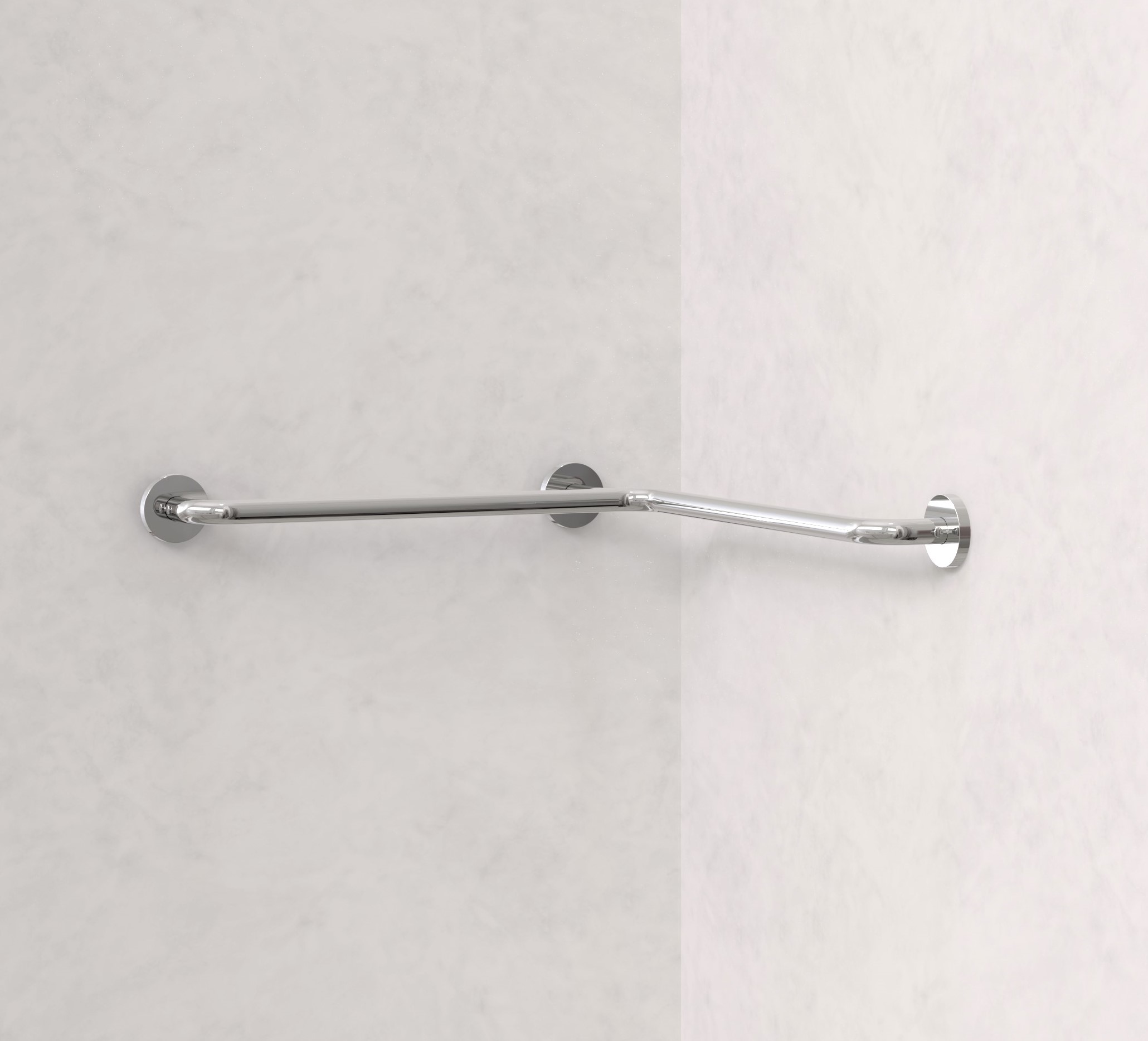 Solida support rail, for internal corner